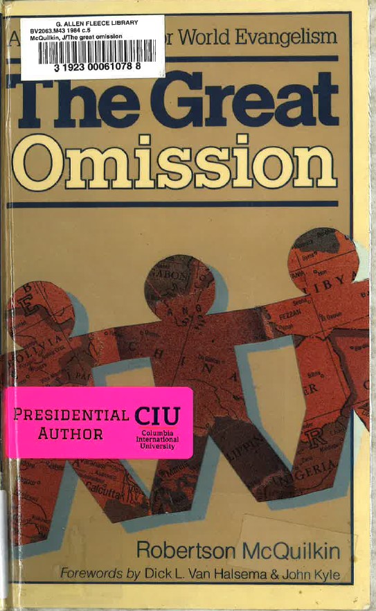 Title details for The Great Omission by Robertson McQuilkin - Available